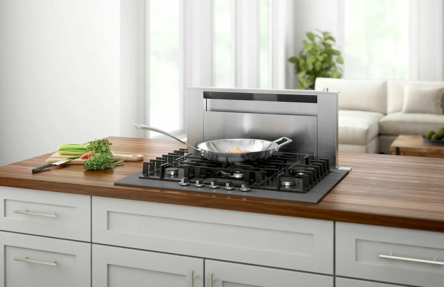 Bosch NGMP077UC Benchmark Gas Cooktop 30'' Hard Glass, Dark Silver Ngmp077Uc