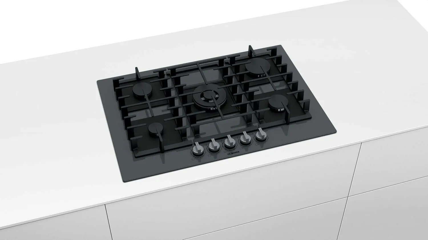 Bosch NGMP077UC Benchmark Gas Cooktop 30'' Hard Glass, Dark Silver Ngmp077Uc