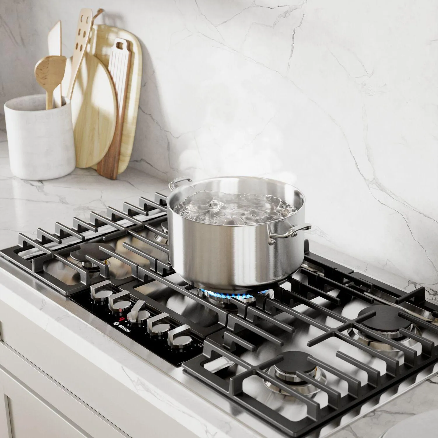 Bosch NGMP658UC Benchmark Gas Cooktop 36'' Stainless Steel Ngmp658Uc
