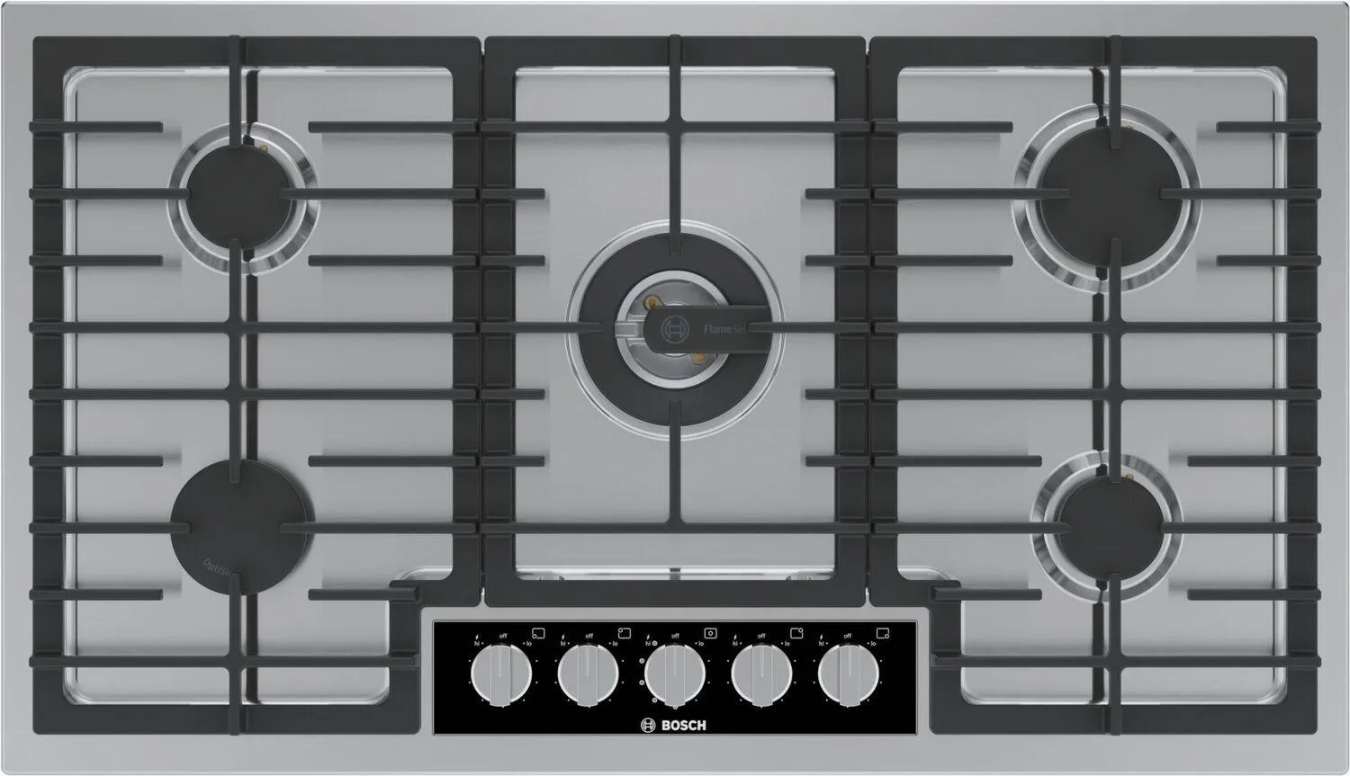 Bosch NGMP658UC Benchmark Gas Cooktop 36'' Stainless Steel Ngmp658Uc