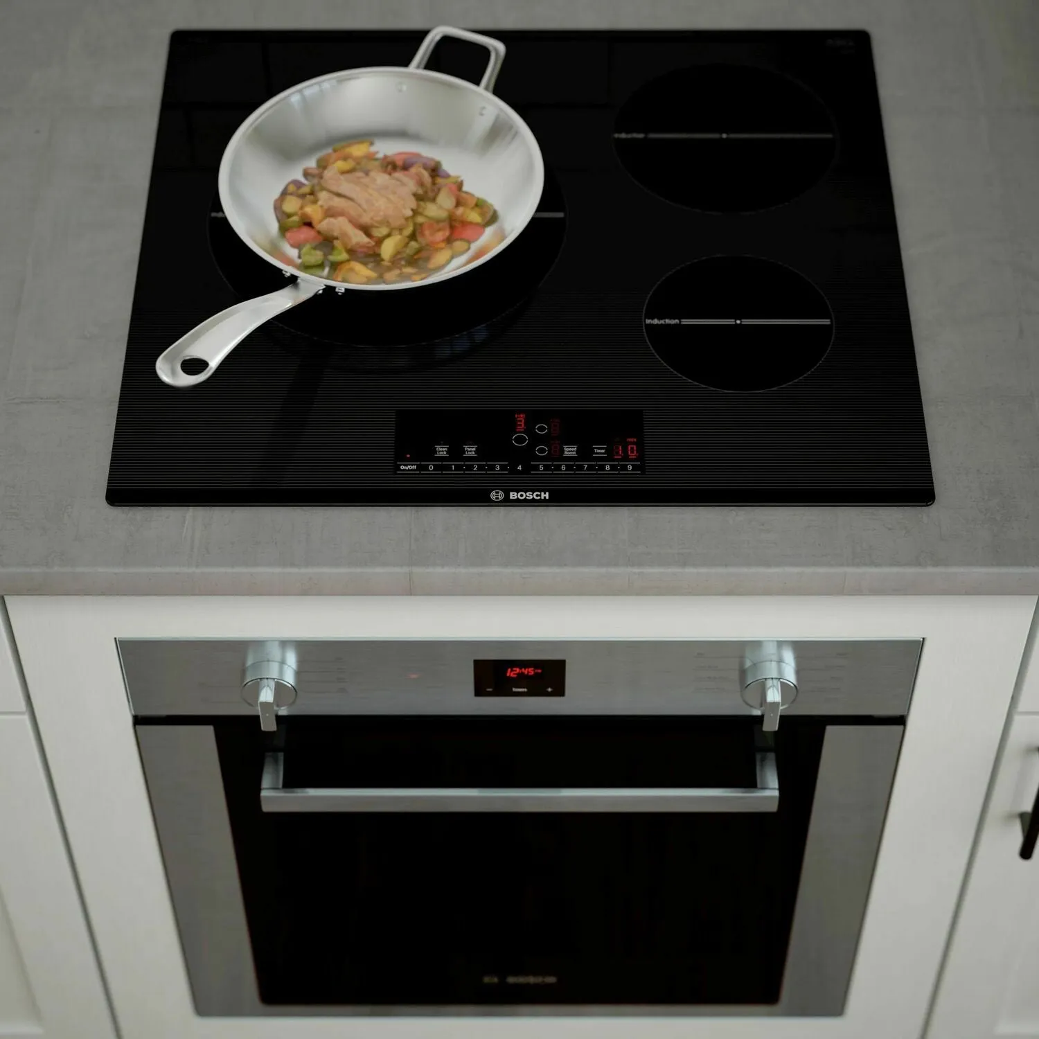 Bosch NIT5469UC 500 Series Induction Cooktop 24'' Black Nit5469Uc