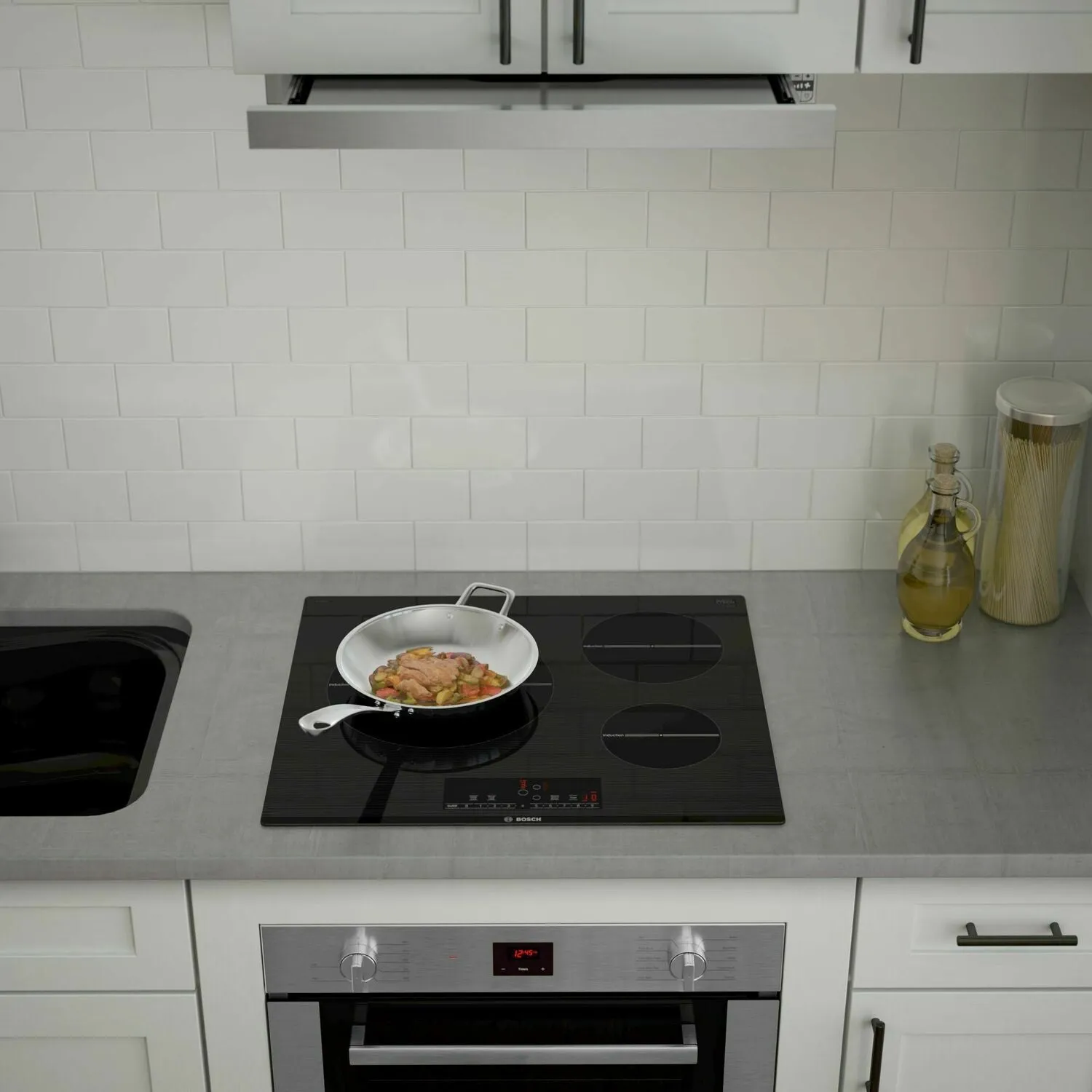 Bosch NIT5469UC 500 Series Induction Cooktop 24'' Black Nit5469Uc