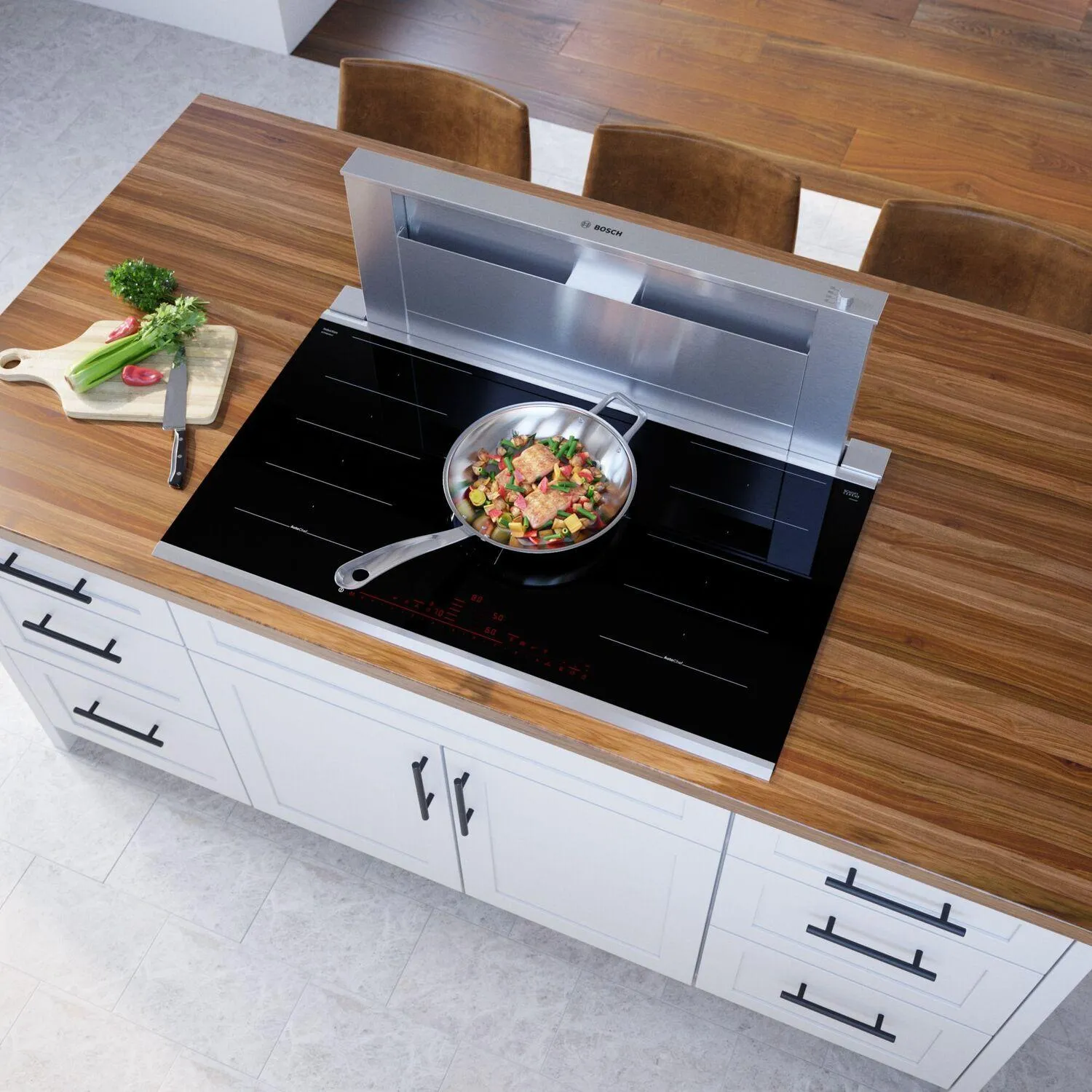Bosch NITP660SUC Benchmark Induction Cooktop 36'' Black, Surface Mount Without Frame Nitp660Suc