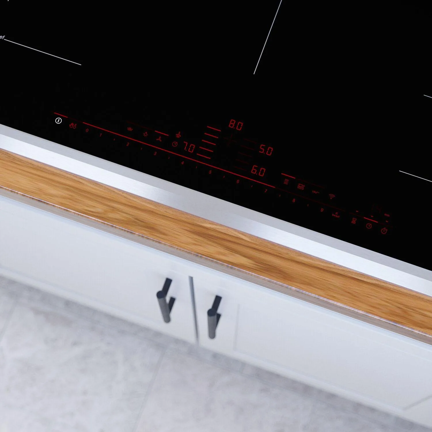 Bosch NITP660SUC Benchmark Induction Cooktop 36'' Black, Surface Mount Without Frame Nitp660Suc