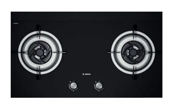 Bosch PBD7232SG Series 2 Gas hob 78 cm Tempered glass, Black