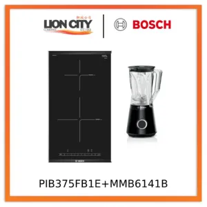 Bosch PIB375FB1E 2 Zone Ceramic Built-in Induction Hob   MMB6141B Blender Vita Power Serie | 4 1200 W Black