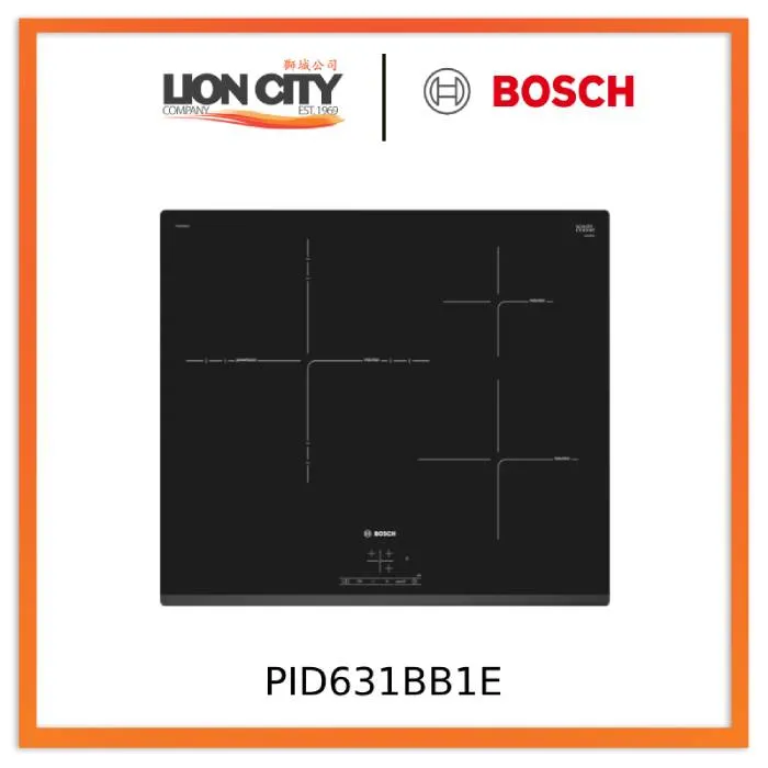 Bosch PID631BB1E Series 4 Induction hob 60 cm Black