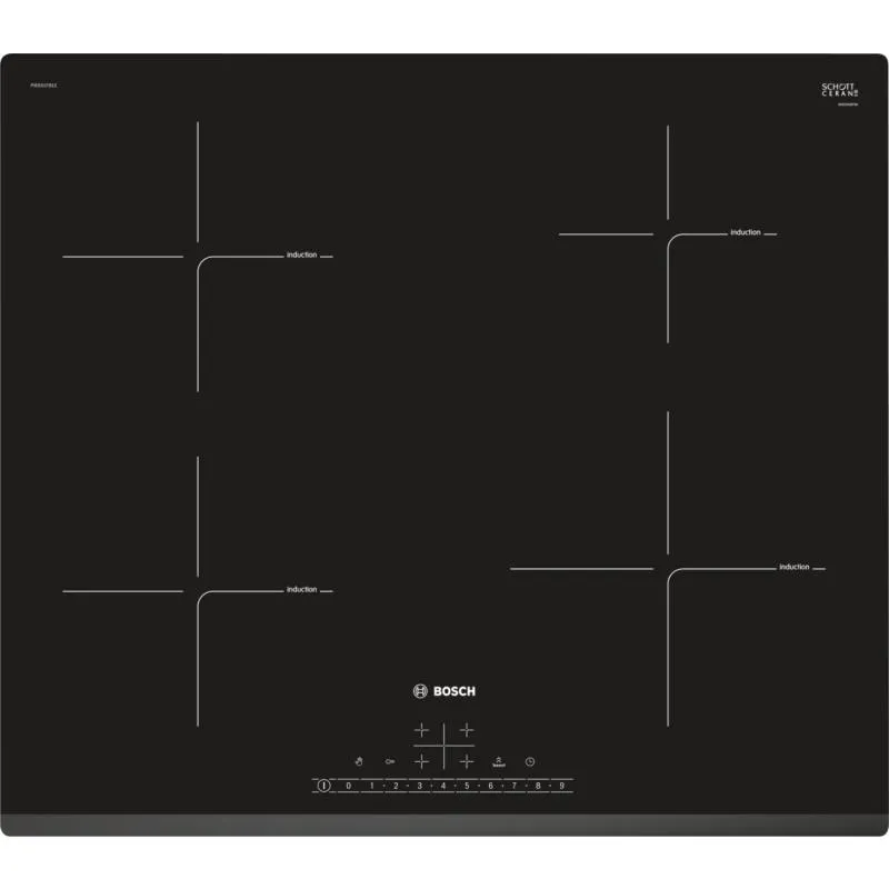 Bosch PIE631FB1E Glass Ceramic Built-in Induction Hob   MS6CA4150 Hand blender ErgoMixx 800 W White, anthracite