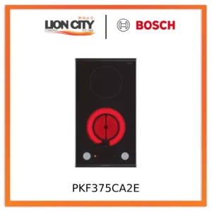 Bosch PKF375CA2E Domino electric Induction hob 30 cm Black, surface mount with frame
