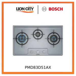 Bosch PMD83D51AX Series 4 Gas hob Stainless steel