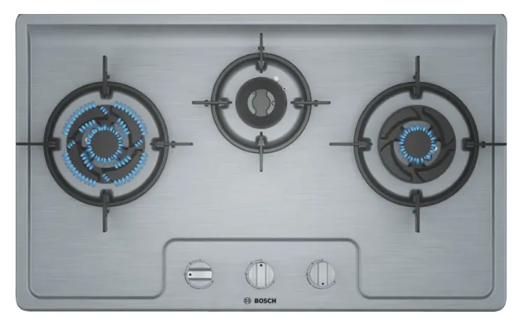 Bosch PMD83D51AX Series 4 Gas hob Stainless steel