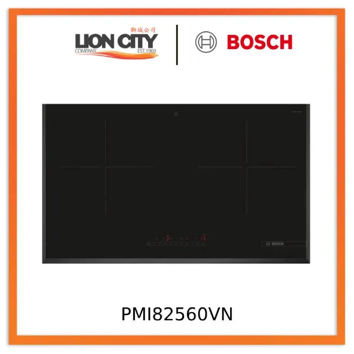 Bosch PMI82560VN Series 6 78 cm Induction Hob - Black