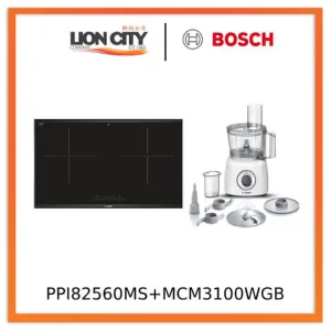 Bosch PPI82560MS 78CM Built-in Induction Hob    MCM3100WGB Food processor MultiTalent 3700 W White