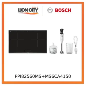 Bosch PPI82560MS 78CM Built-in Induction Hob   MS6CA4150 Hand blender ErgoMixx 800 W White, anthracite