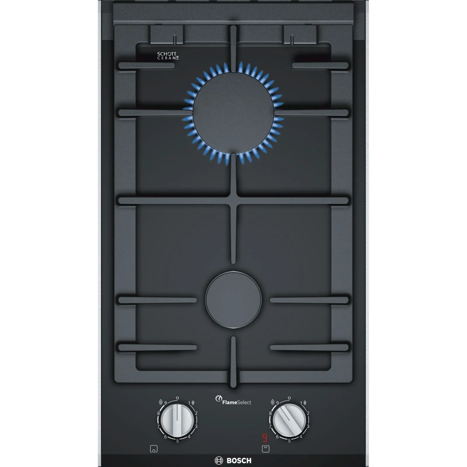 Bosch PRB3A6D70 Domino Built-in Gas Hob With Flameselect (30cm)-LPG