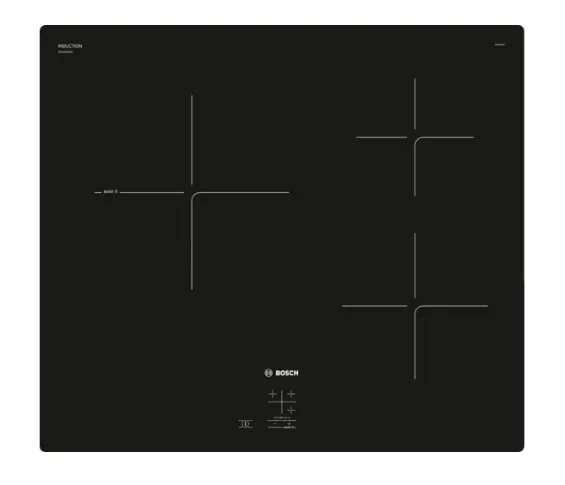 Bosch PUC61KAA5E Series 2 Induction hob 60 cm Black, Surface mount without frame   MCM3100WGB Food processor MultiTalent 3700 W White