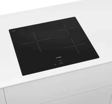 Bosch PUC61KAA5E Series 2 Induction hob 60 cm Black, Surface mount without frame   MCM3100WGB Food processor MultiTalent 3700 W White