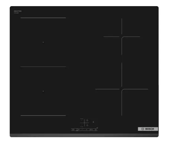 Bosch PWP63KBB6E Series 4 Induction hob 60 cm Black, surface mount without frame   MMB6141B Blender Vita Power Serie | 4 1200 W Black
