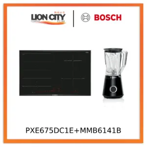 Bosch PXE675DC1E Glass Ceramic Built-in Induction Hob   MMB6141B Blender Vita Power Serie | 4 1200 W Black