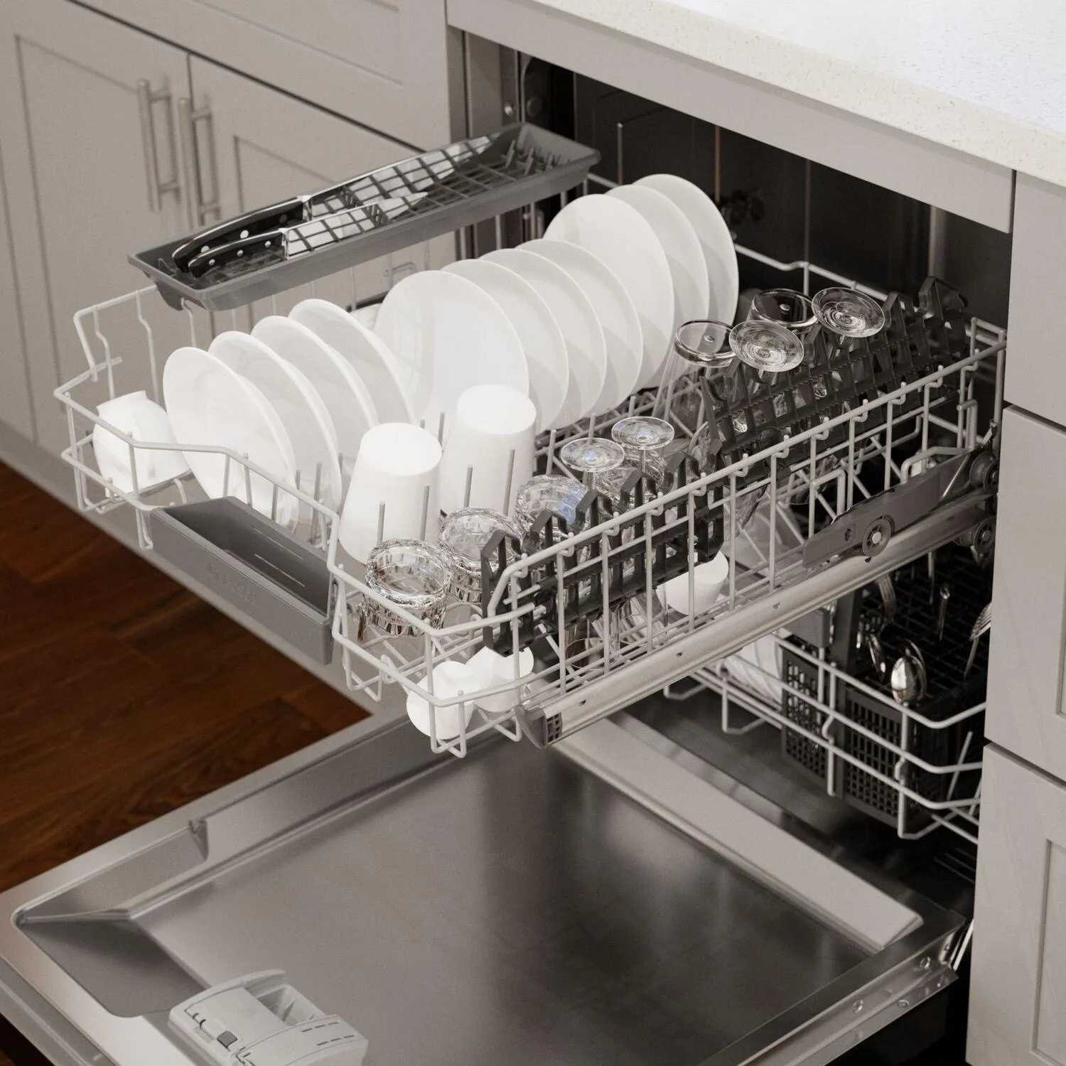 Bosch SGE53C56UC 300 Series Dishwasher 24" Black Sge53C56Uc