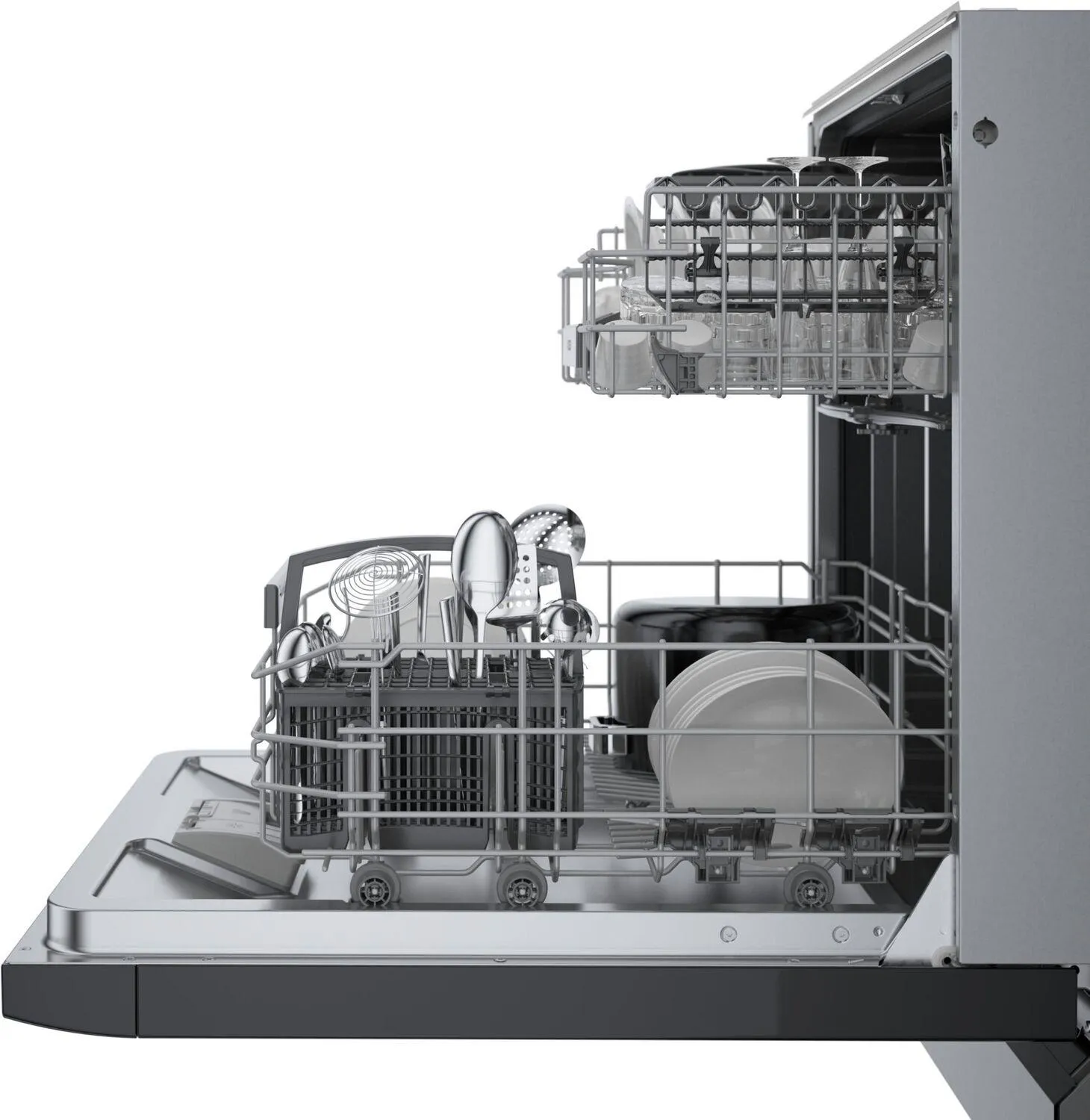 Bosch SGE53C56UC 300 Series Dishwasher 24" Black Sge53C56Uc