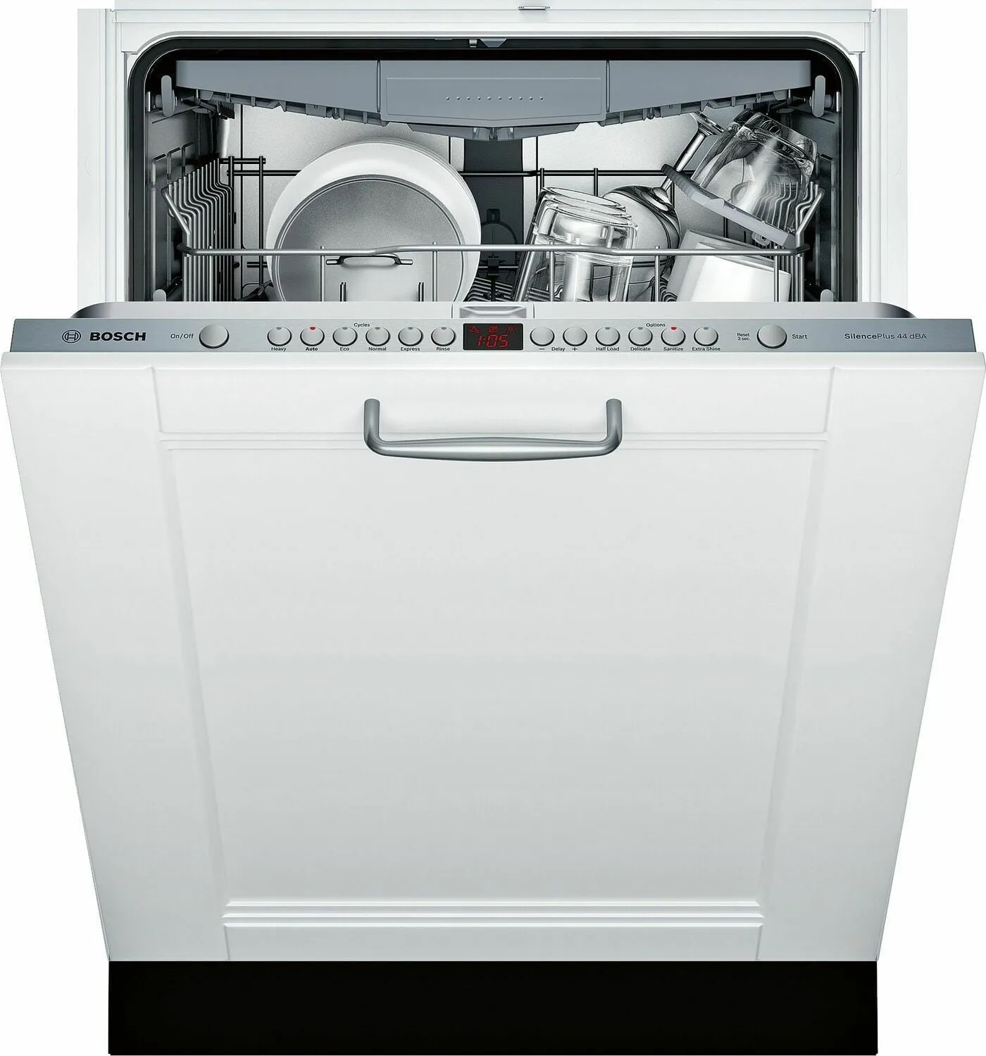 Bosch SGV68U53UC Ada 24" 800 Series Custom Panel, 6/5 Cycles, 3Rd Rck, 44 Dba, Rckmatic,15 Pl Stgs, Infolight - Cp