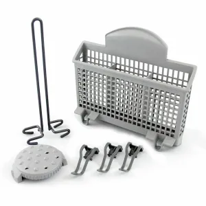 Bosch SGZ1052UC Dishwasher Accessory Kit With Extra Tall Item Sprinkler, Vase/Bottle Holder, 3 Plastic Item Clips And Small Item Basket - Ascenta