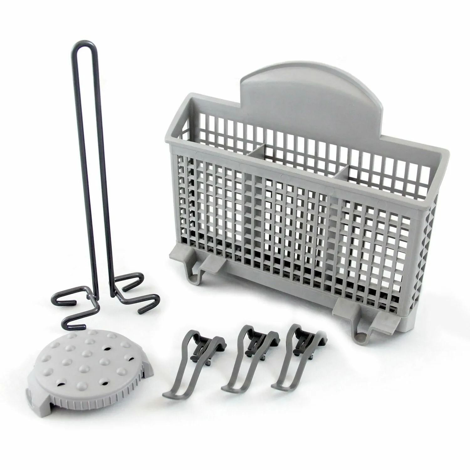 Bosch SGZ1052UC Dishwasher Accessory Kit With Extra Tall Item Sprinkler, Vase/Bottle Holder, 3 Plastic Item Clips And Small Item Basket - Ascenta
