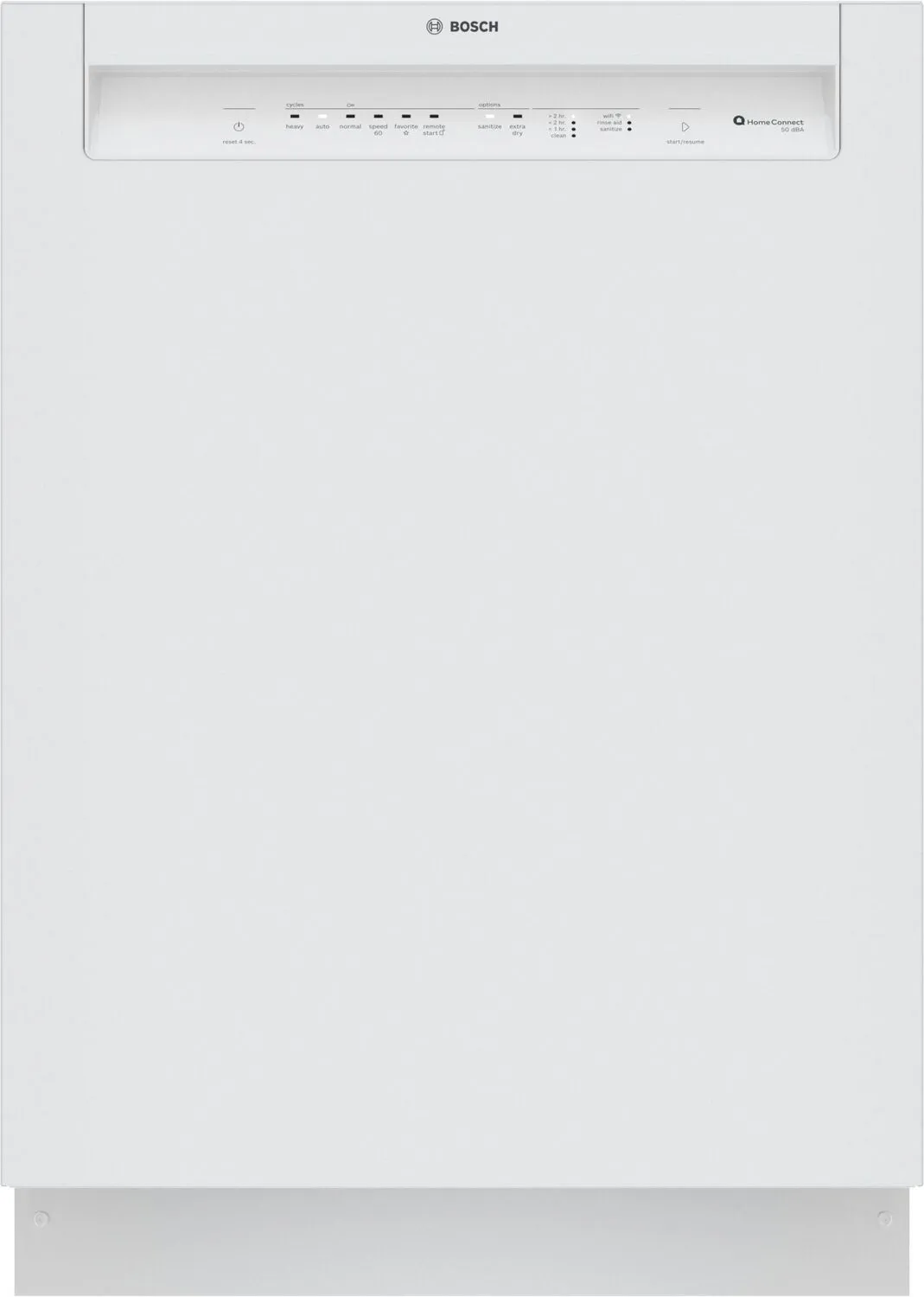 Bosch SHE3AEM2N 100 Series Dishwasher 24" White