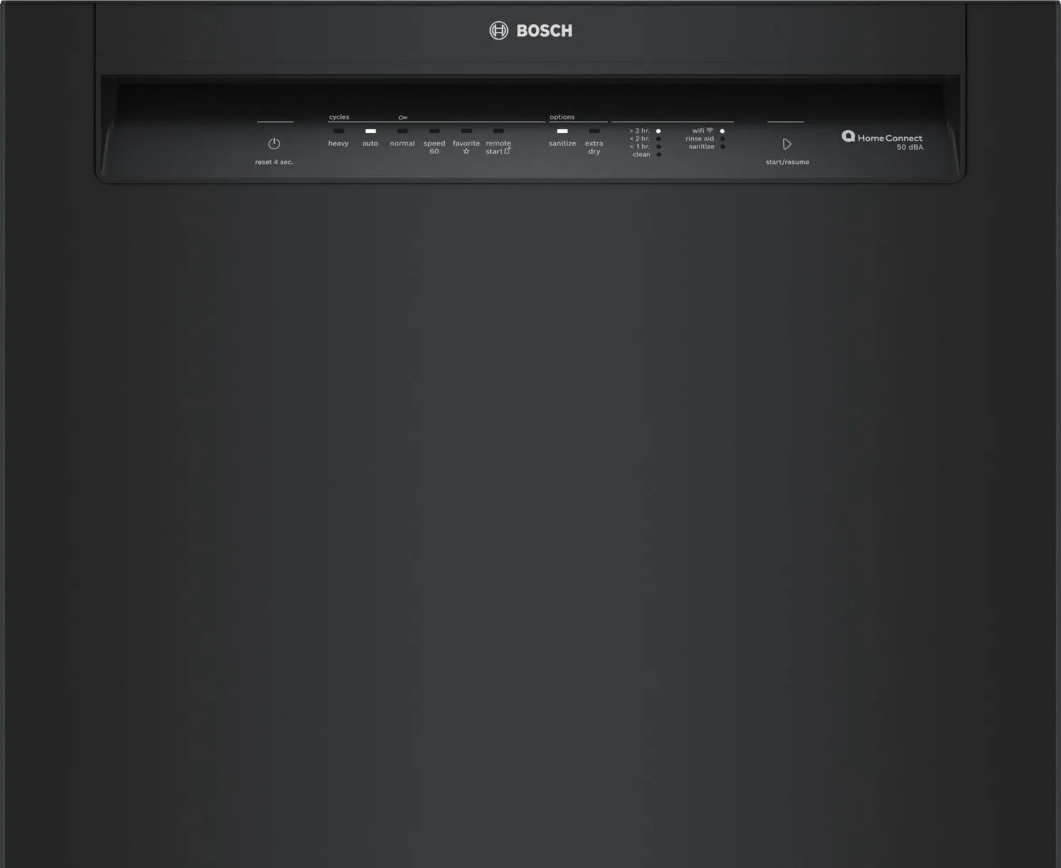 Bosch SHE3AEM6N 100 Series Dishwasher 24" Black