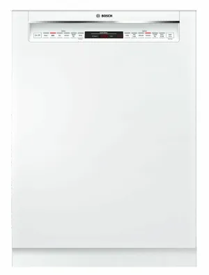 Bosch SHE878ZD2N 800 Series Dishwasher 24'' White She878Zd2N