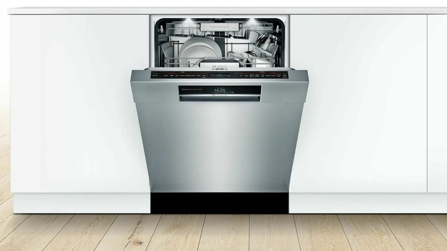 Bosch SHE88PZ65N Benchmark Dishwasher 24'' Stainless Steel, Xxl She88Pz65N