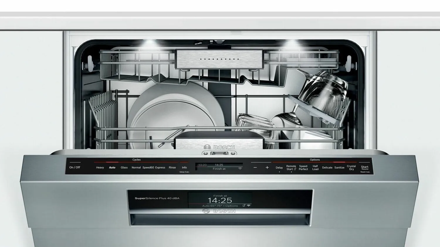 Bosch SHE88PZ65N Benchmark Dishwasher 24'' Stainless Steel, Xxl She88Pz65N