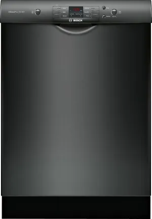 Bosch SHEM3AY56N 100 Series Dishwasher 24'' Black Shem3Ay56N