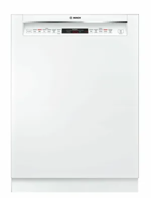 Bosch SHEM78Z52N 800 Series Dishwasher 24'' White, Xxl Shem78Z52N