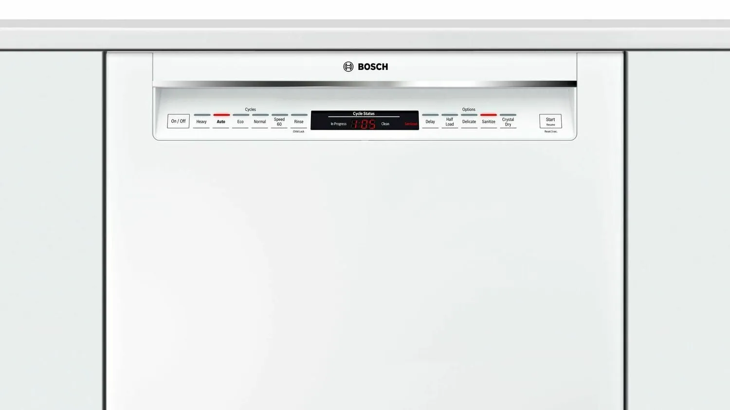 Bosch SHEM78Z52N 800 Series Dishwasher 24'' White, Xxl Shem78Z52N