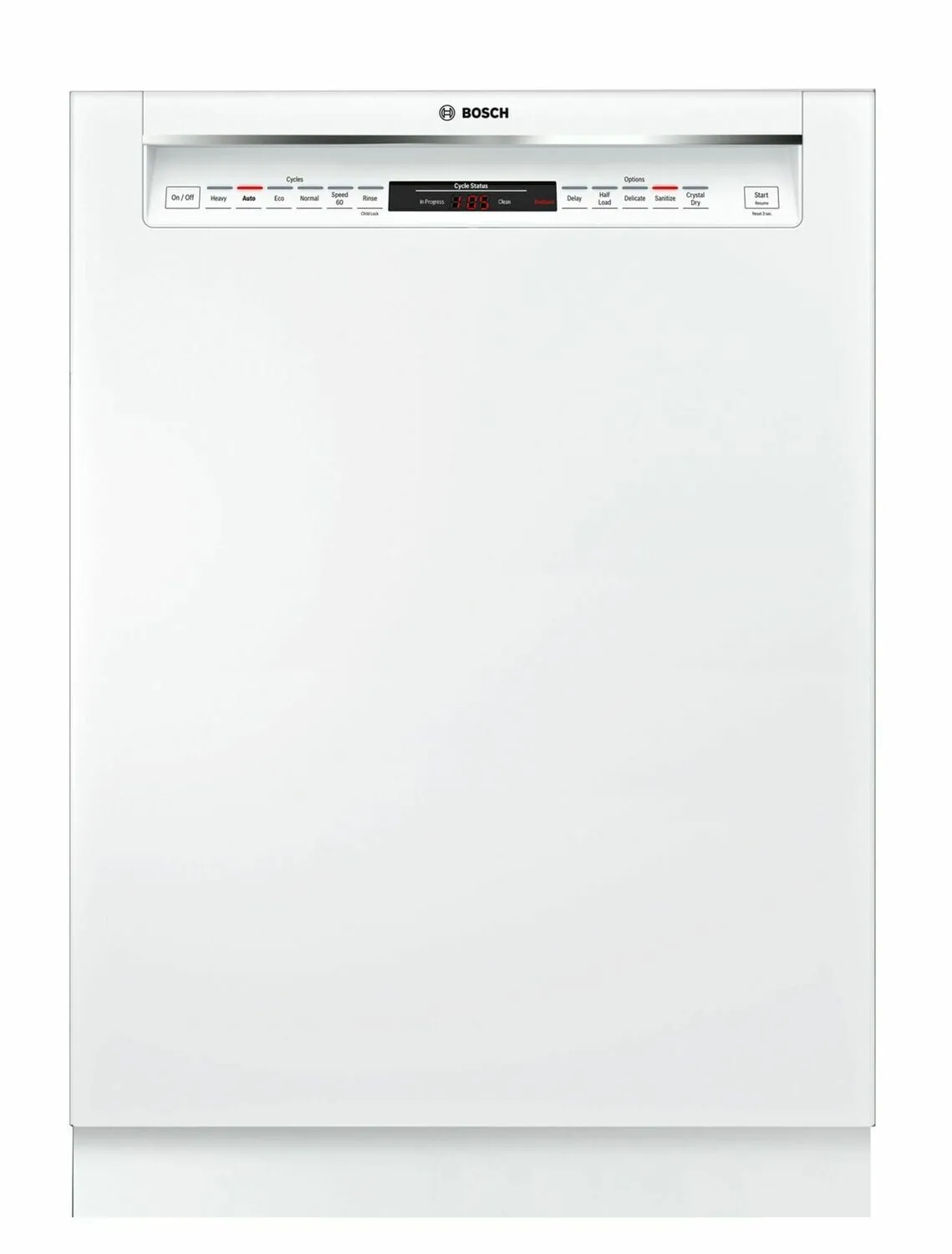 Bosch SHEM78Z52N 800 Series Dishwasher 24'' White, Xxl Shem78Z52N