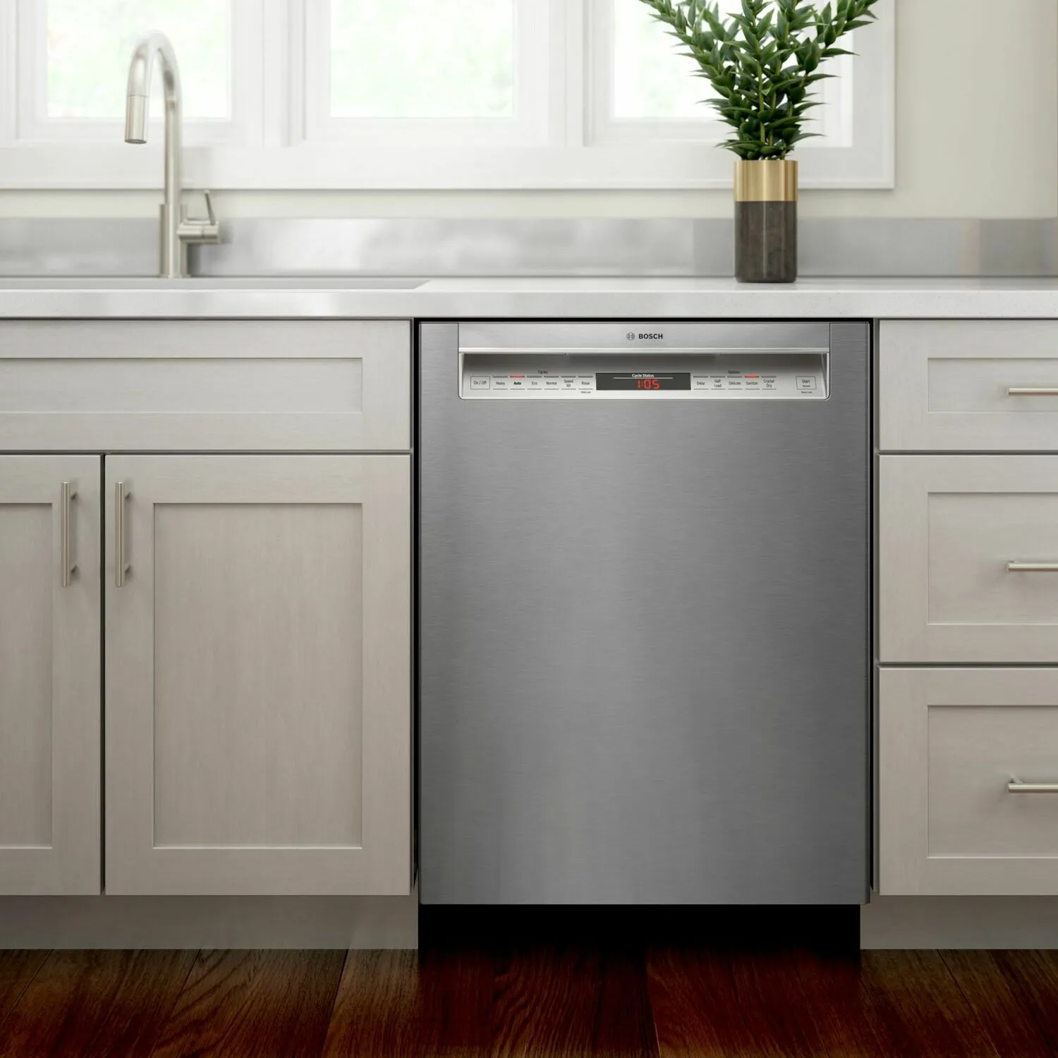 Bosch SHEM78Z55N 800 Series Dishwasher 24'' Stainless Steel Shem78Z55N