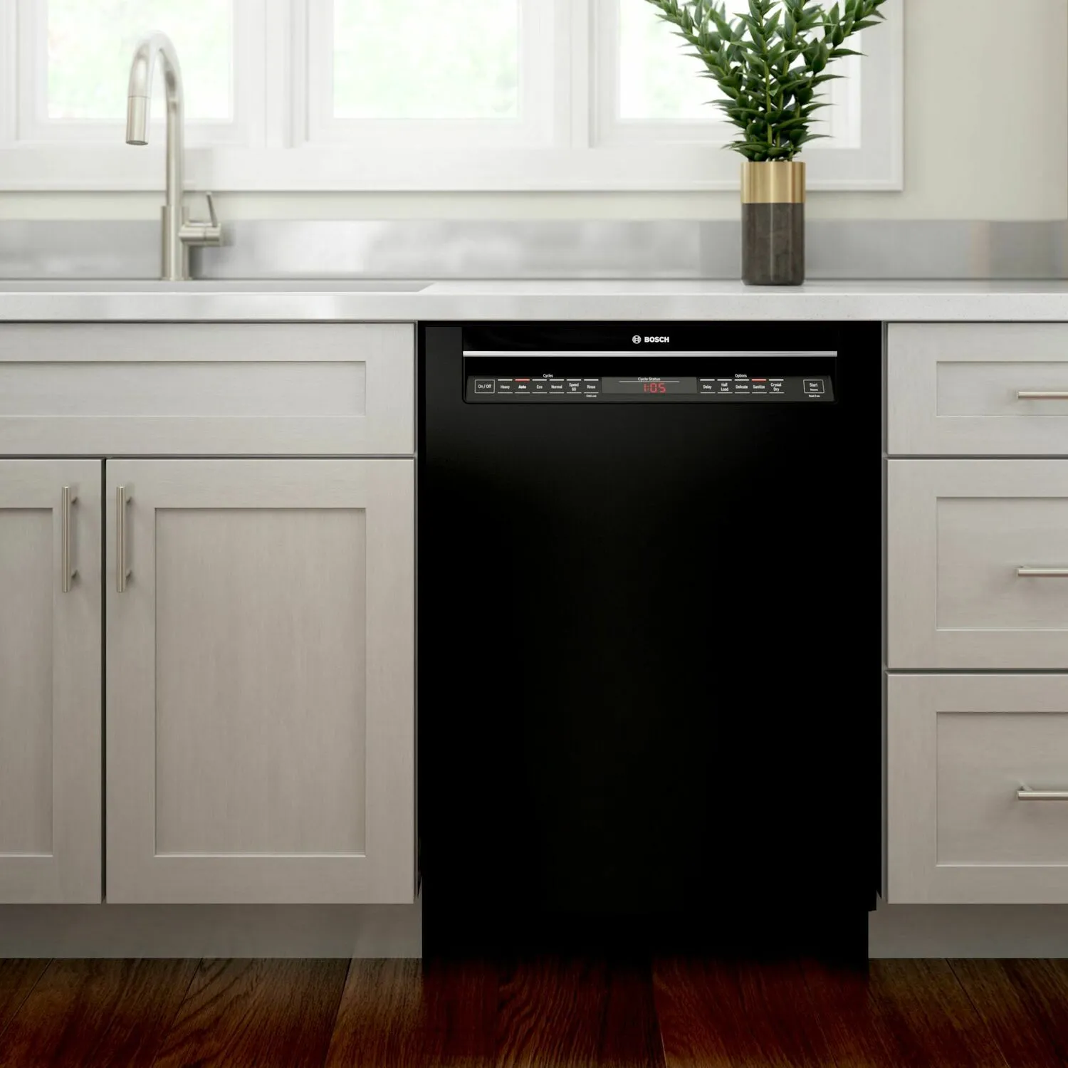 Bosch SHEM78Z56N 800 Series Dishwasher 24'' Black Shem78Z56N