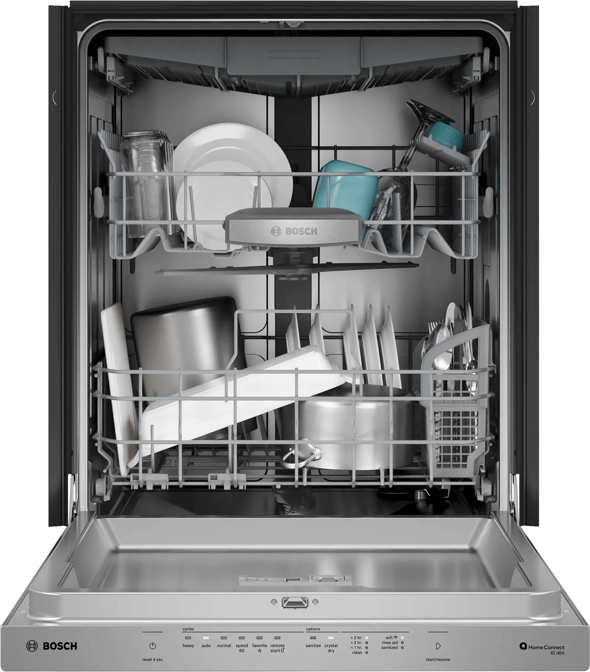 Bosch SHP78DM5N 800 Series Dishwasher 24" Stainless Steel Anti-Fingerprint