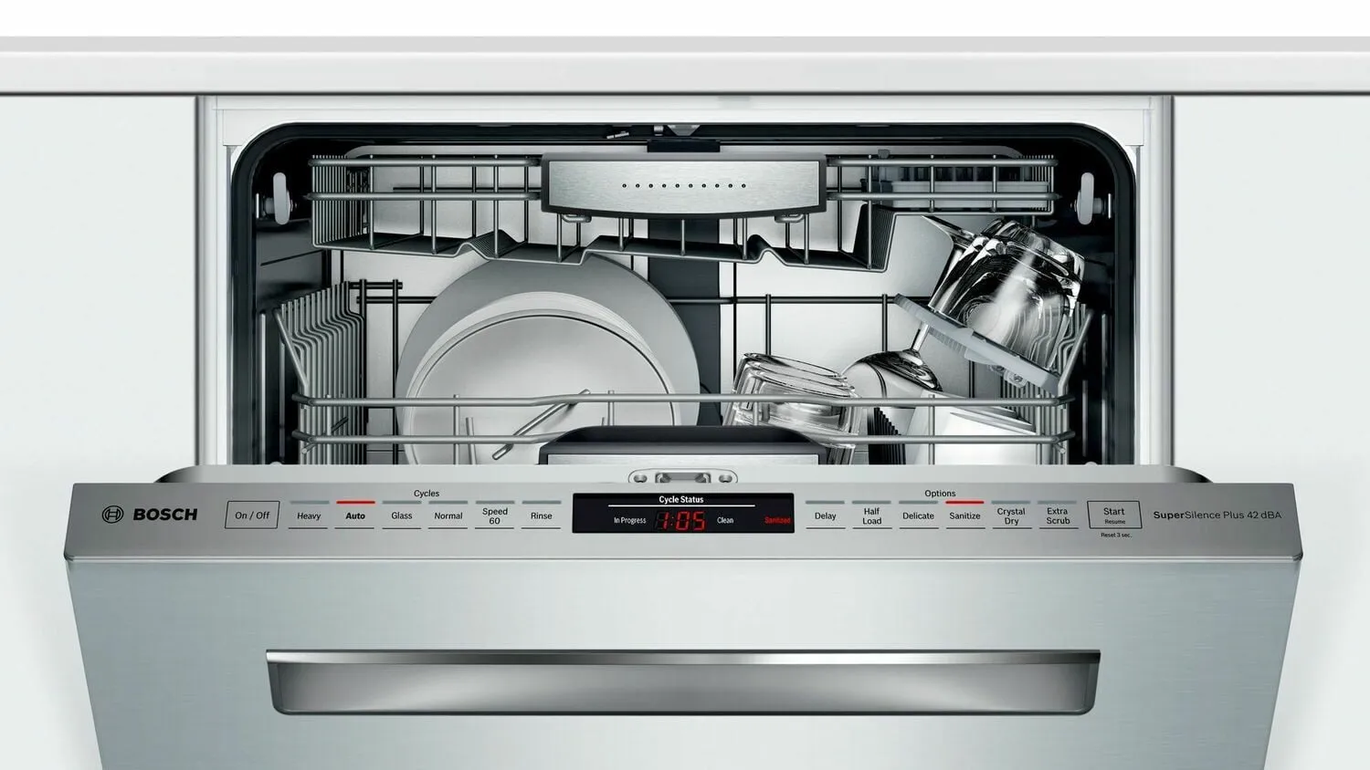 Bosch SHP87PZ55N Benchmark Dishwasher 24'' Stainless Steel, Xxl Shp87Pz55N