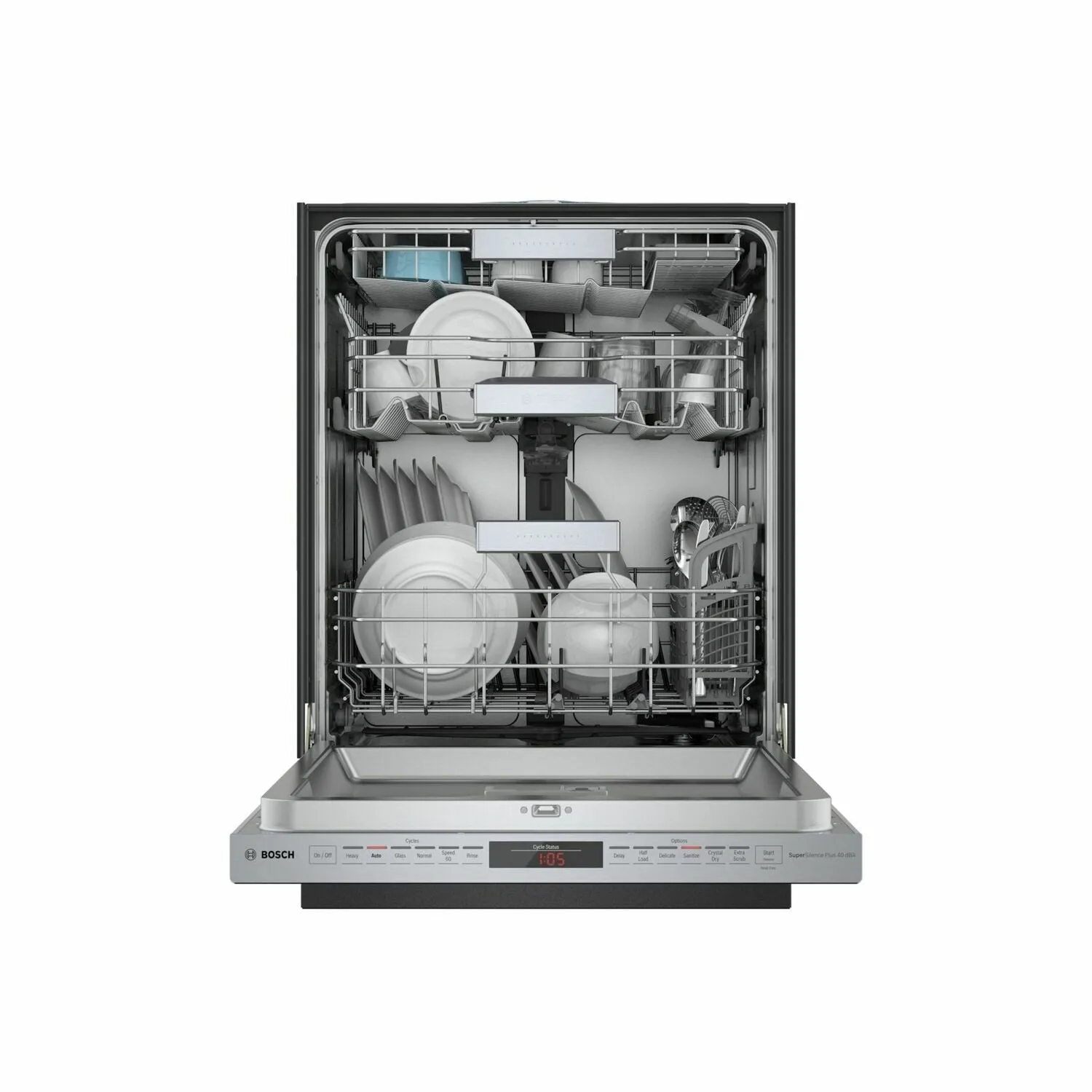 Bosch SHP88PZ55N Benchmark Dishwasher 24'' Stainless Steel Shp88Pz55N