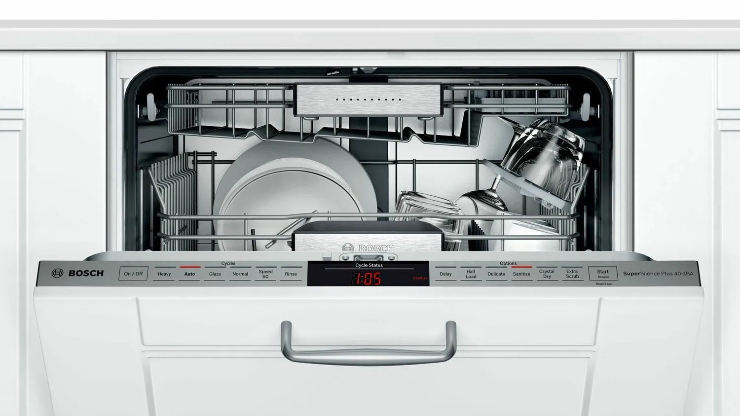Bosch SHV88PZ53N Benchmark Dishwasher 24'' Xxl Shv88Pz53N