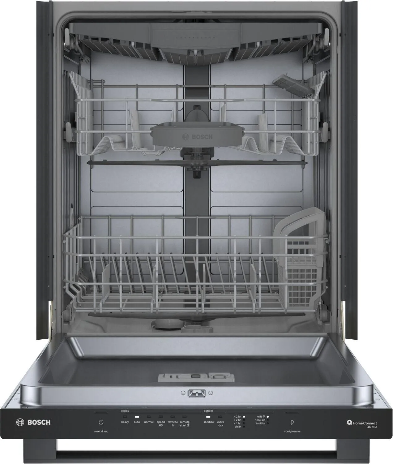 Bosch SHX5AEM4N 100 Premium Dishwasher 24" Black Stainless Steel
