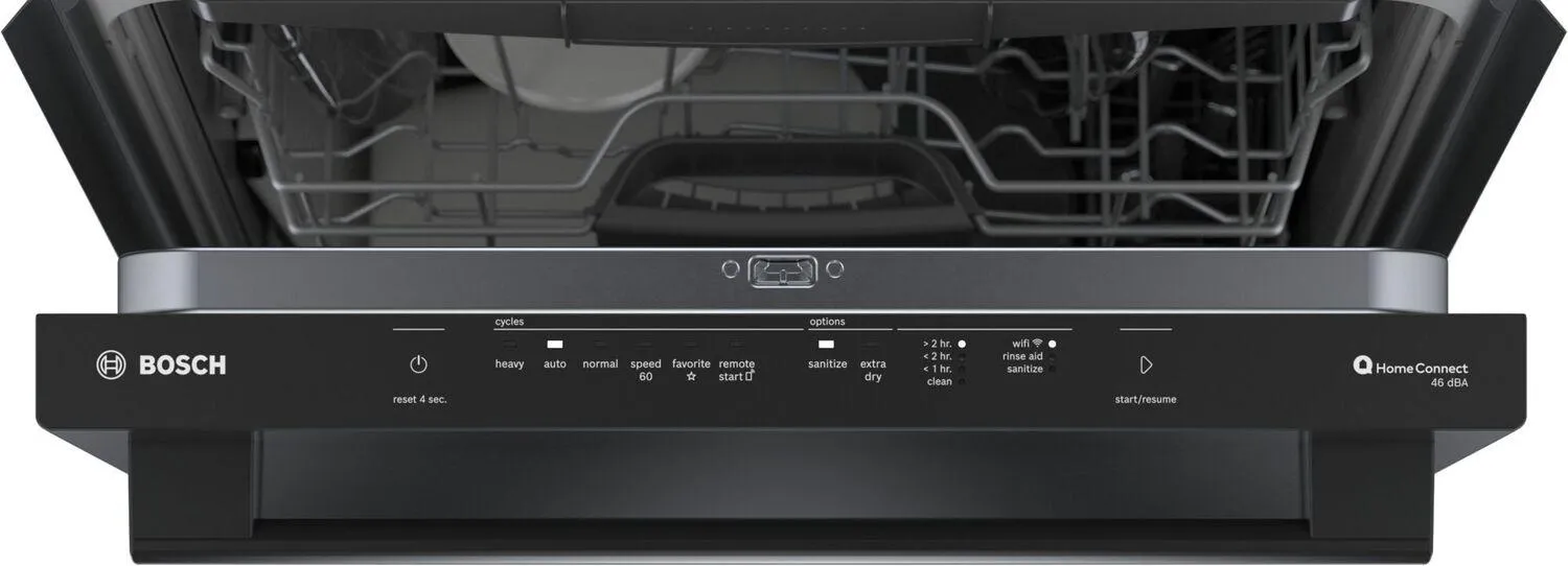 Bosch SHX5AEM6N 100 Premium Dishwasher 24" Black