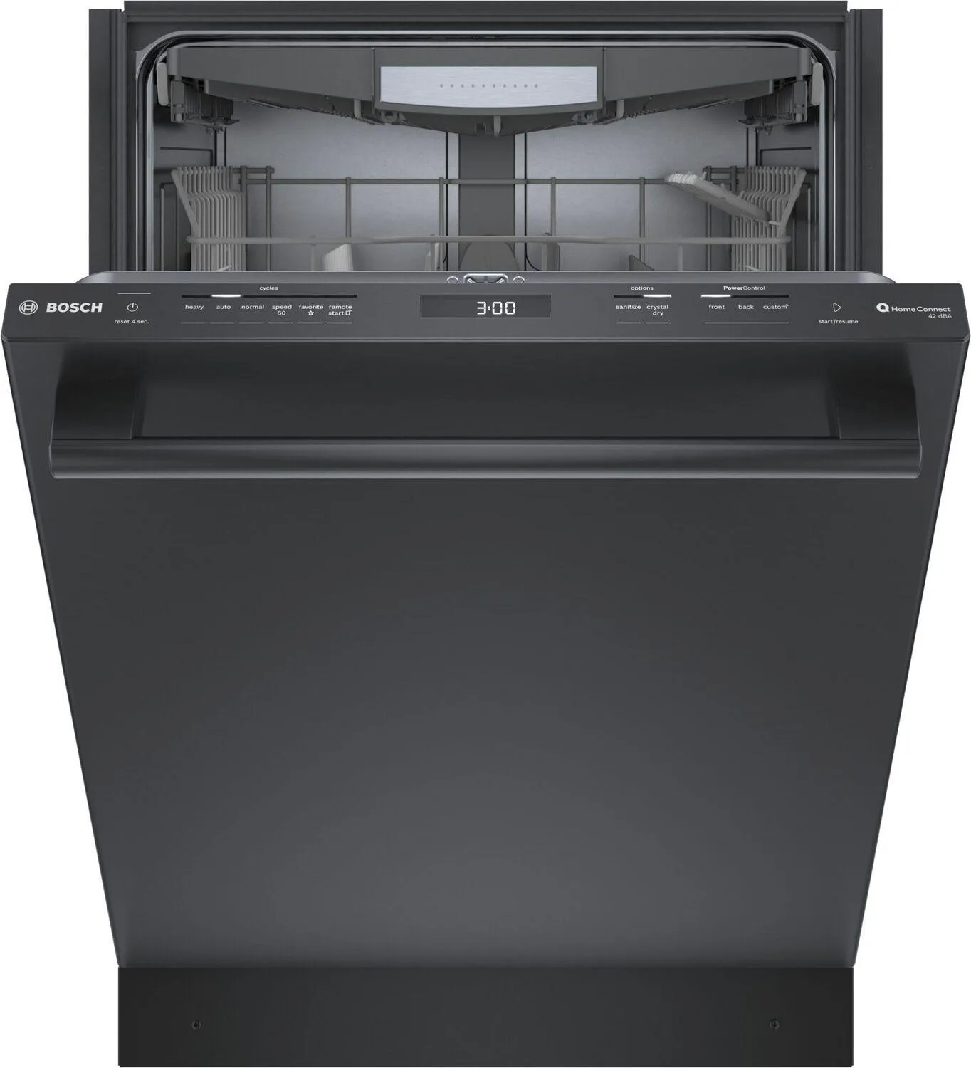 Bosch SHX78CM4N 800 Series Dishwasher 24" Black Stainless Steel