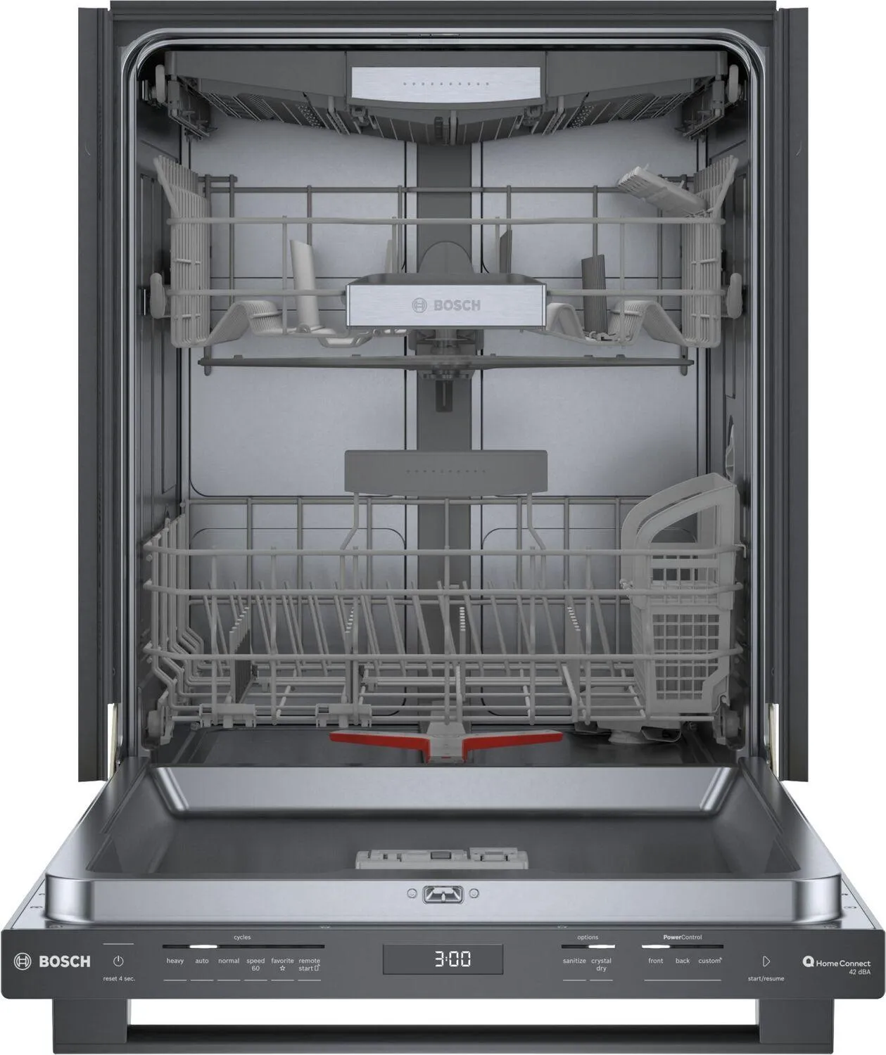 Bosch SHX78CM4N 800 Series Dishwasher 24" Black Stainless Steel