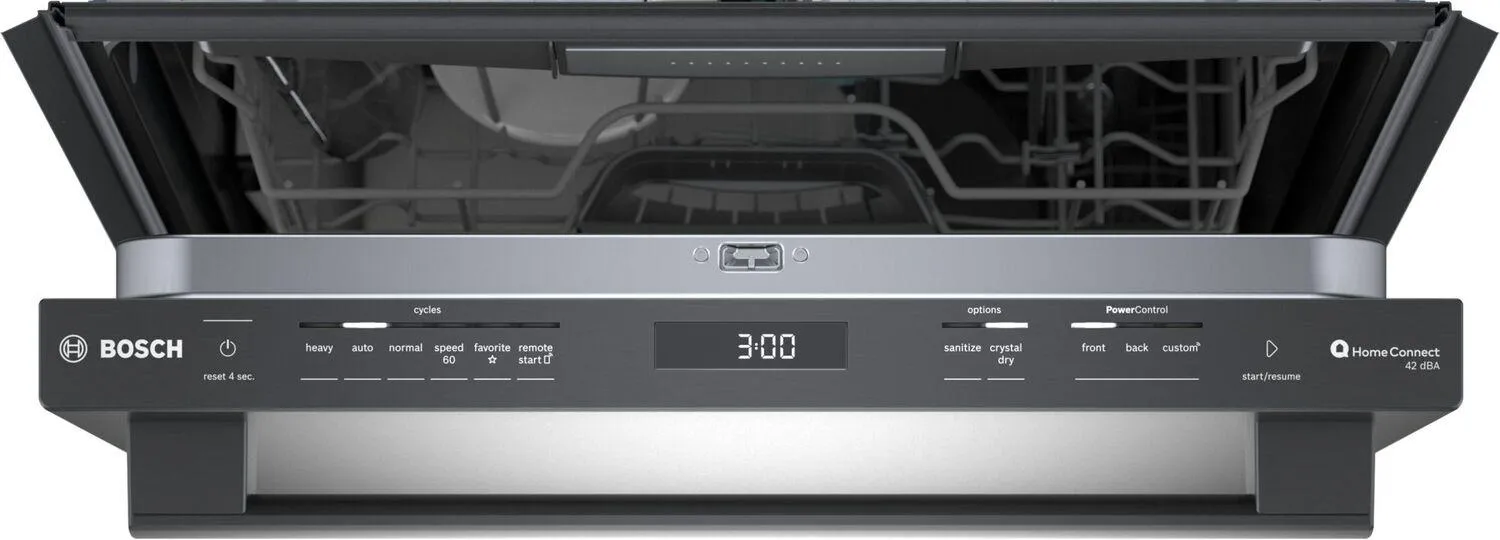 Bosch SHX78CM4N 800 Series Dishwasher 24" Black Stainless Steel