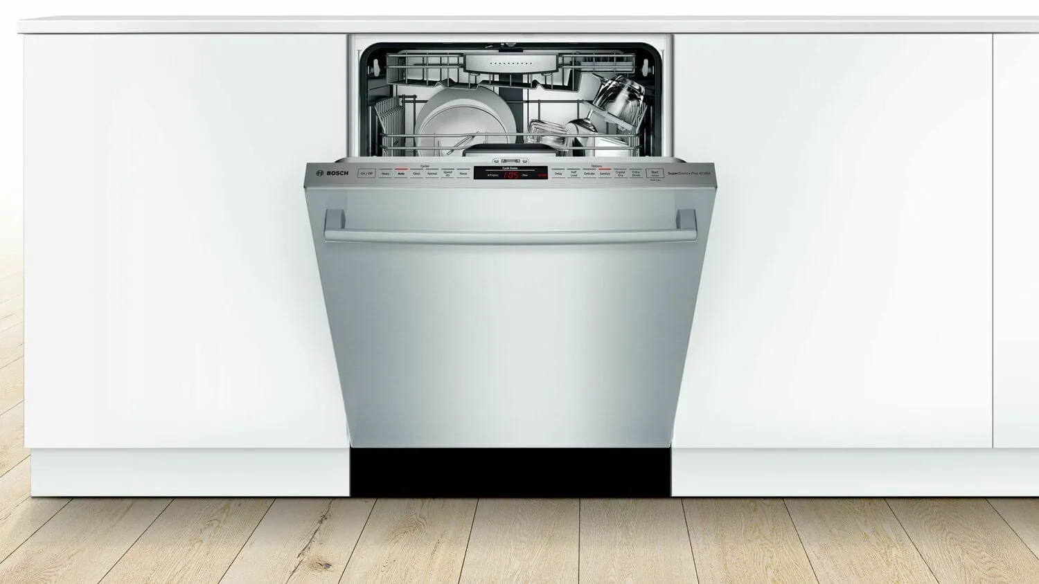 Bosch SHX87PZ55N Benchmark Dishwasher 24'' Stainless Steel, Xxl Shx87Pz55N