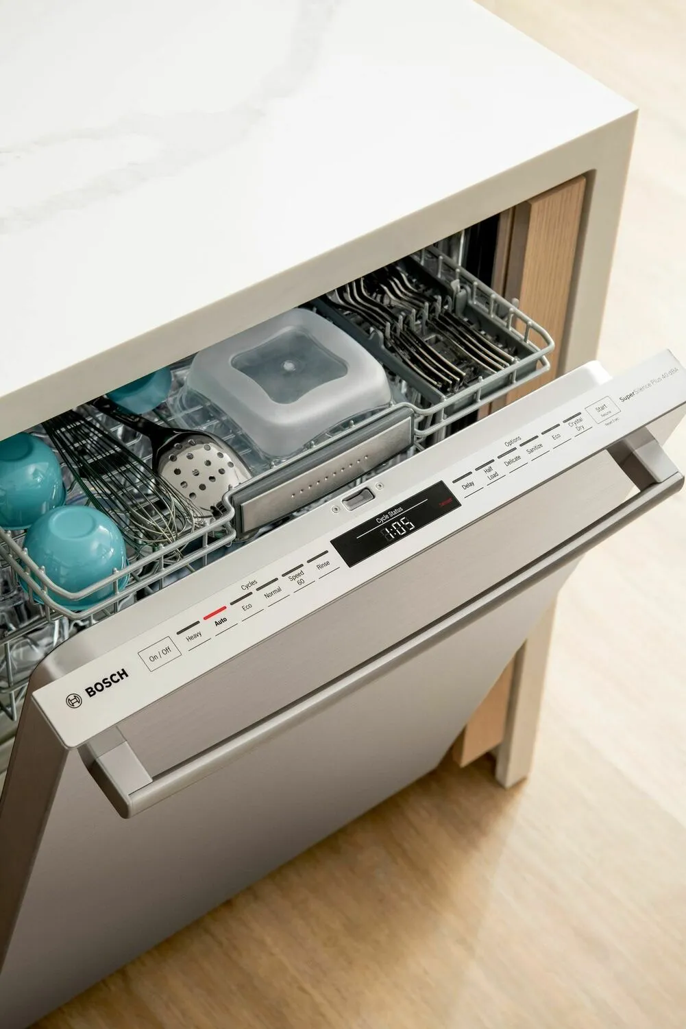 Bosch SHX88PZ55N Benchmark Dishwasher 24'' Stainless Steel, Xxl Shx88Pz55N